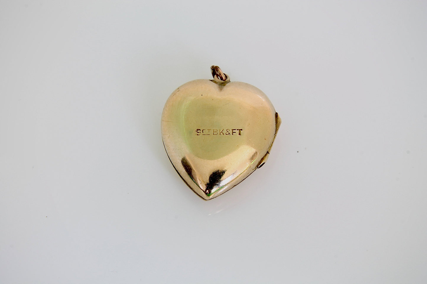 9ct Gold Art Deco Heart Locket