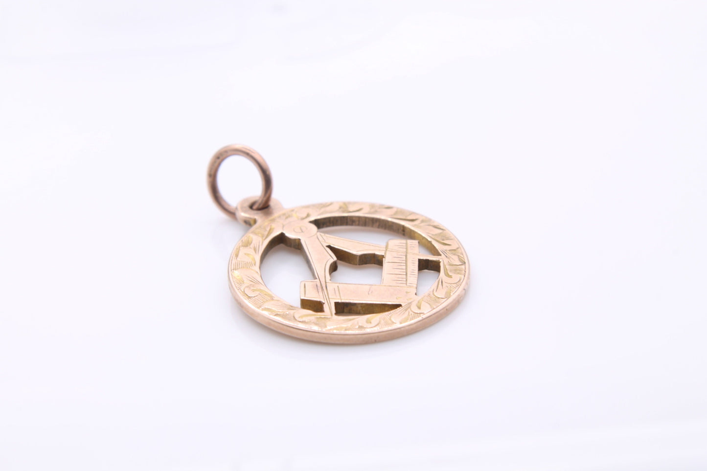 Antique 9ct Gold Masonic Pendant