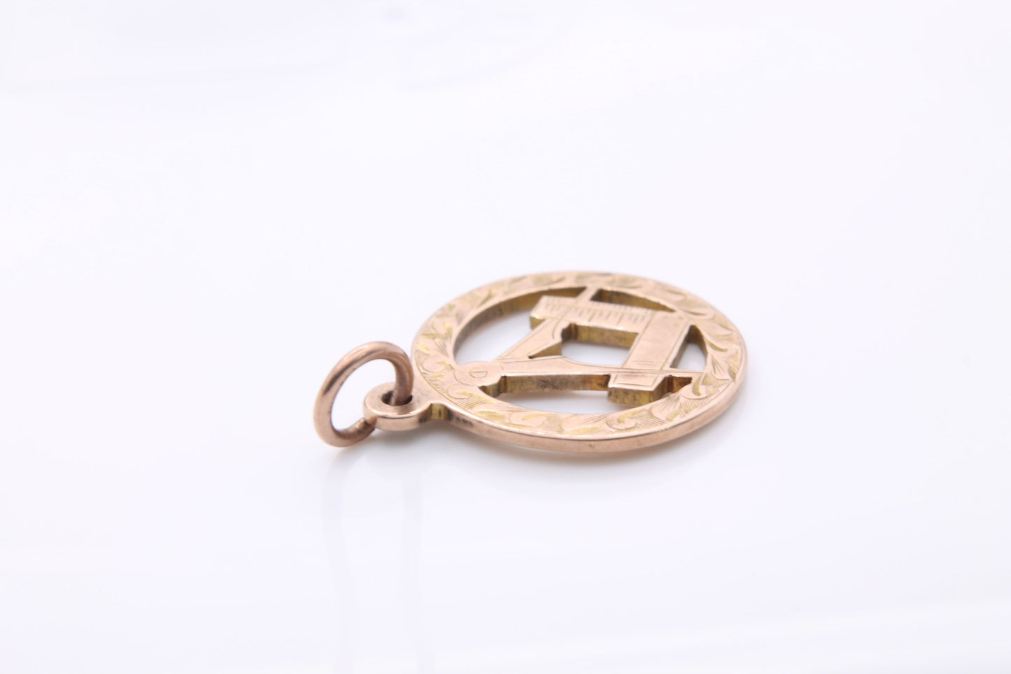 Antique 9ct Gold Masonic Pendant