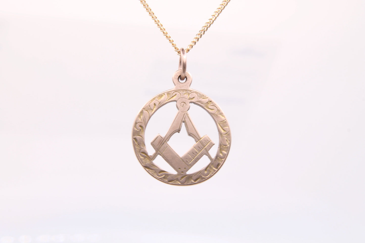 Antique 9ct Gold Masonic Pendant