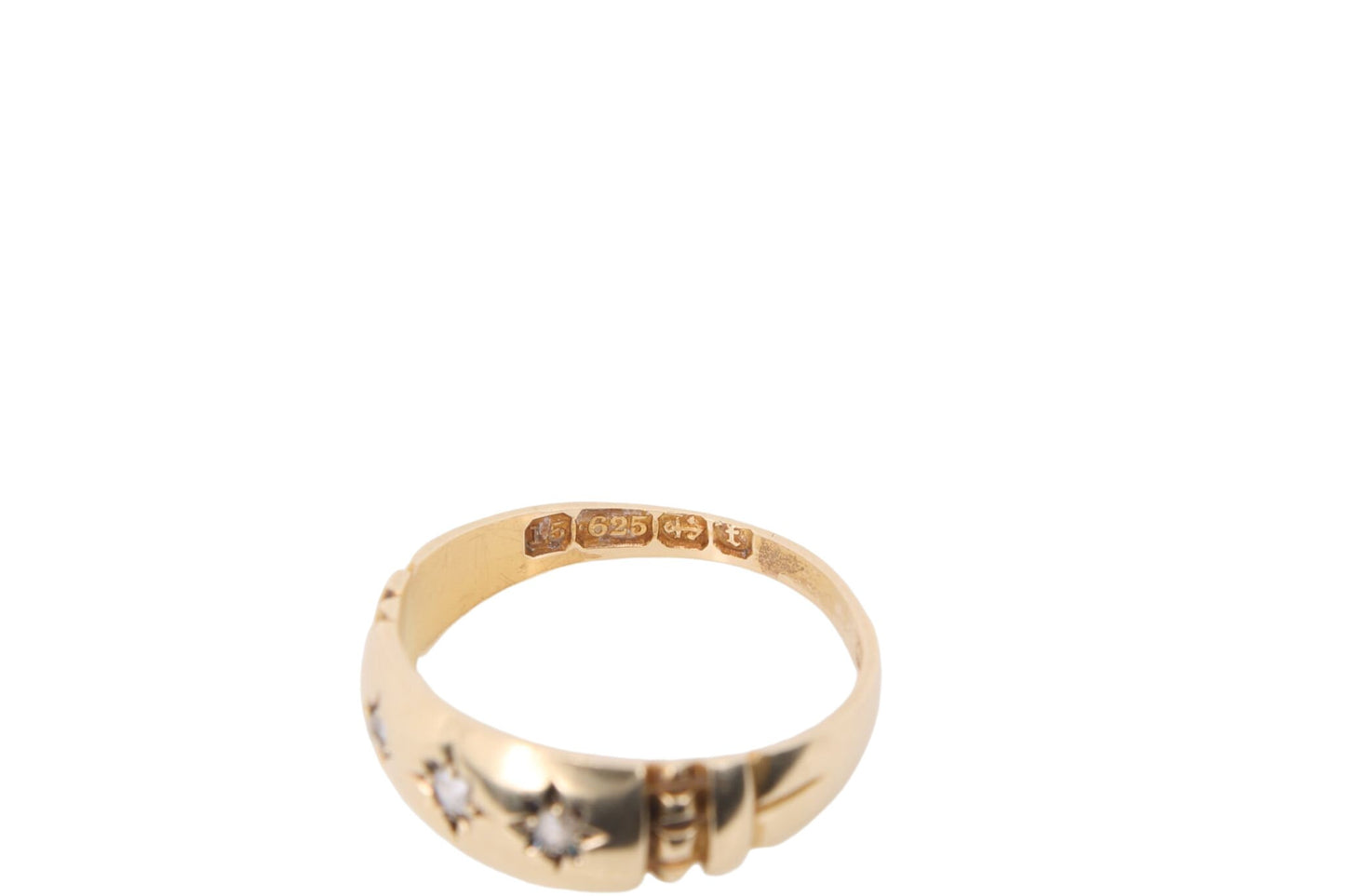 Antique-Victorian-15ct-Gold-Diamond-Gypsy-Ring