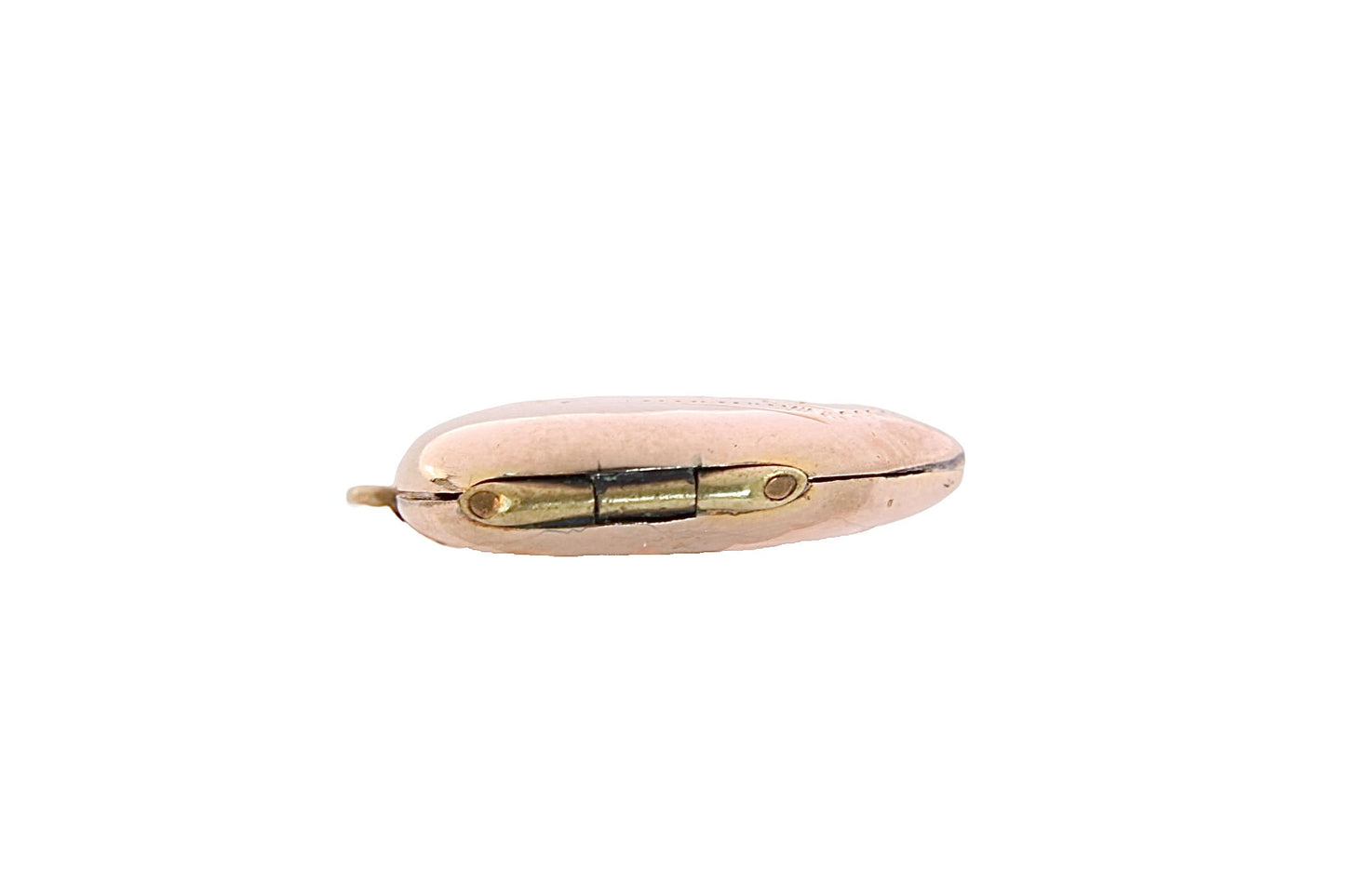 Art Deco 9ct Gold Back & Front Heart Locket