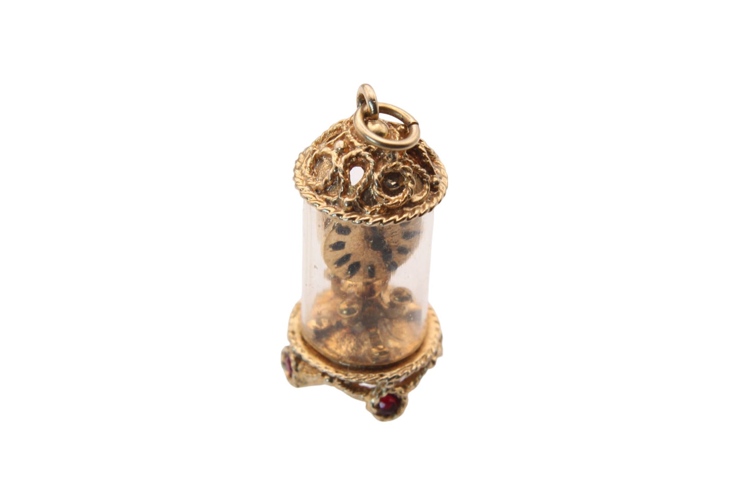 Vintage 9ct Gold Carriage Clock Charm