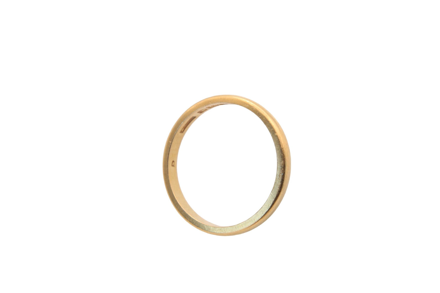 Antique 22ct Gold Wedding Band 3mm - 4.4g