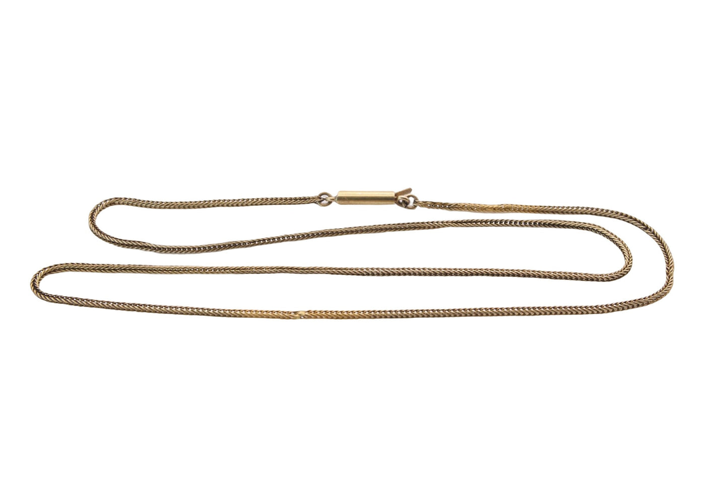 Antique 15ct Gold Foxtail Link Necklace