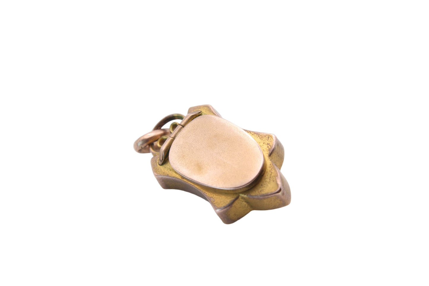 Antique 15ct Gold, Ruby & Pearl Keepsake Pendant Locket