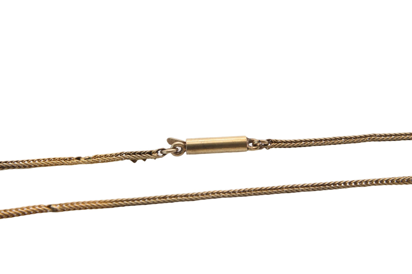 Antique 15ct Gold Foxtail Link Necklace