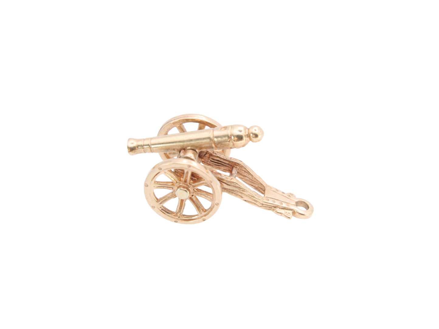 Vintage-9ct-Gold-Canon-Charm