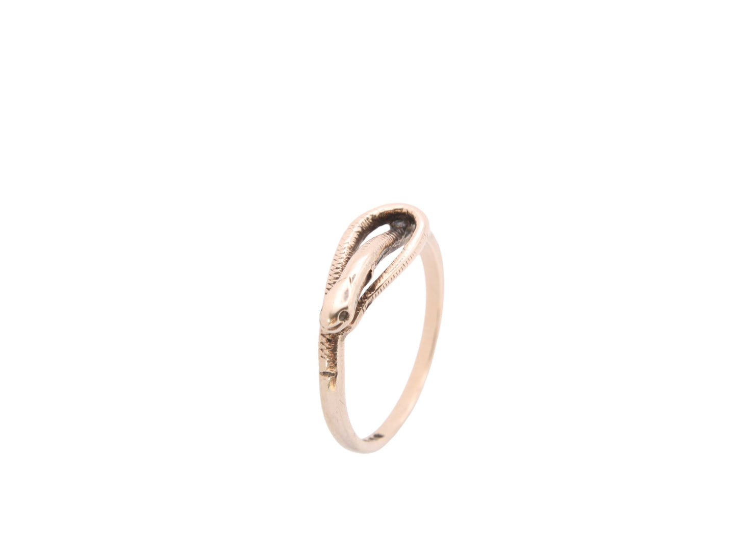 Vintage-9ct-Gold-Snake-Ring