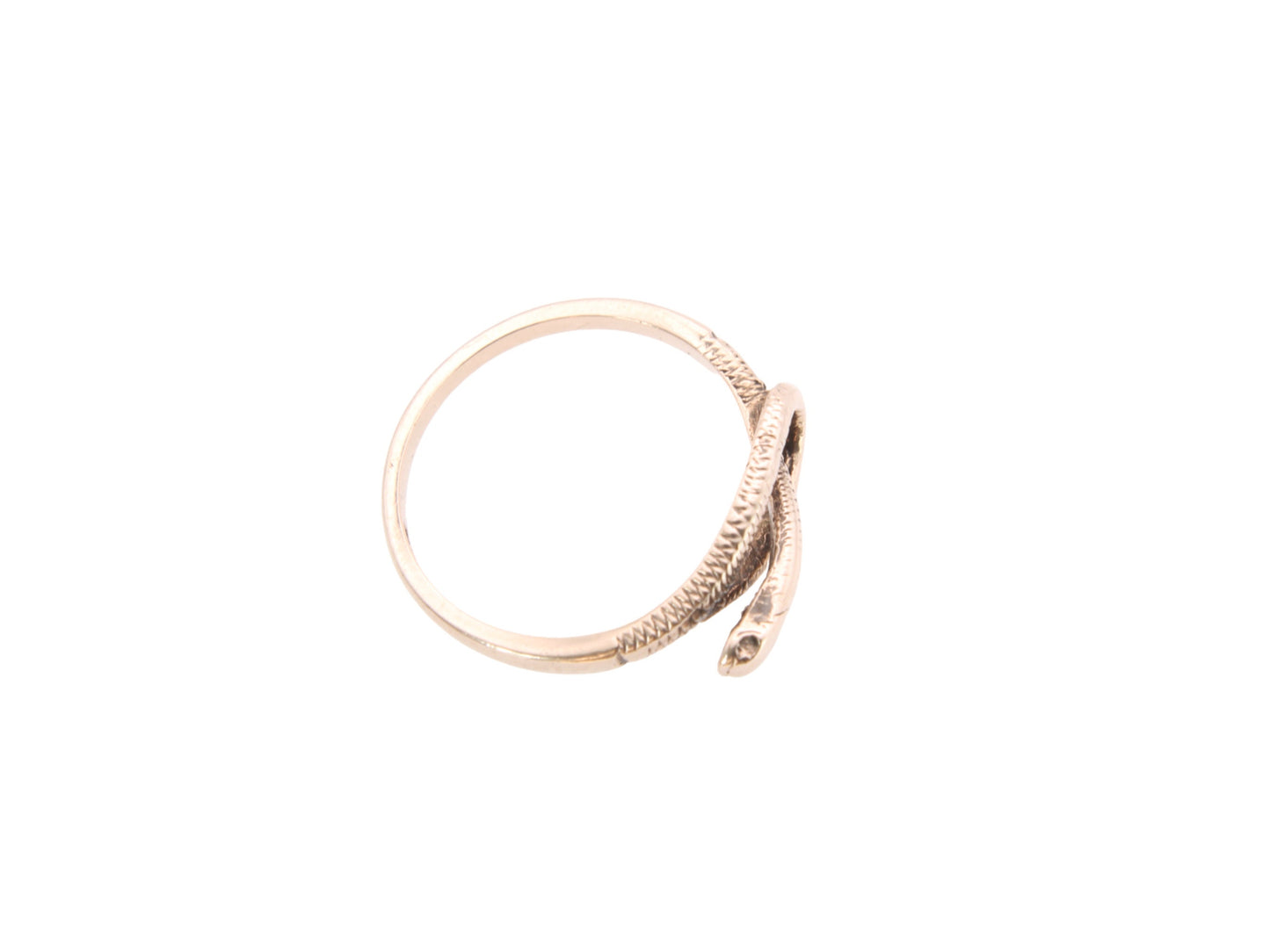 Vintage 9ct Gold Snake Ring