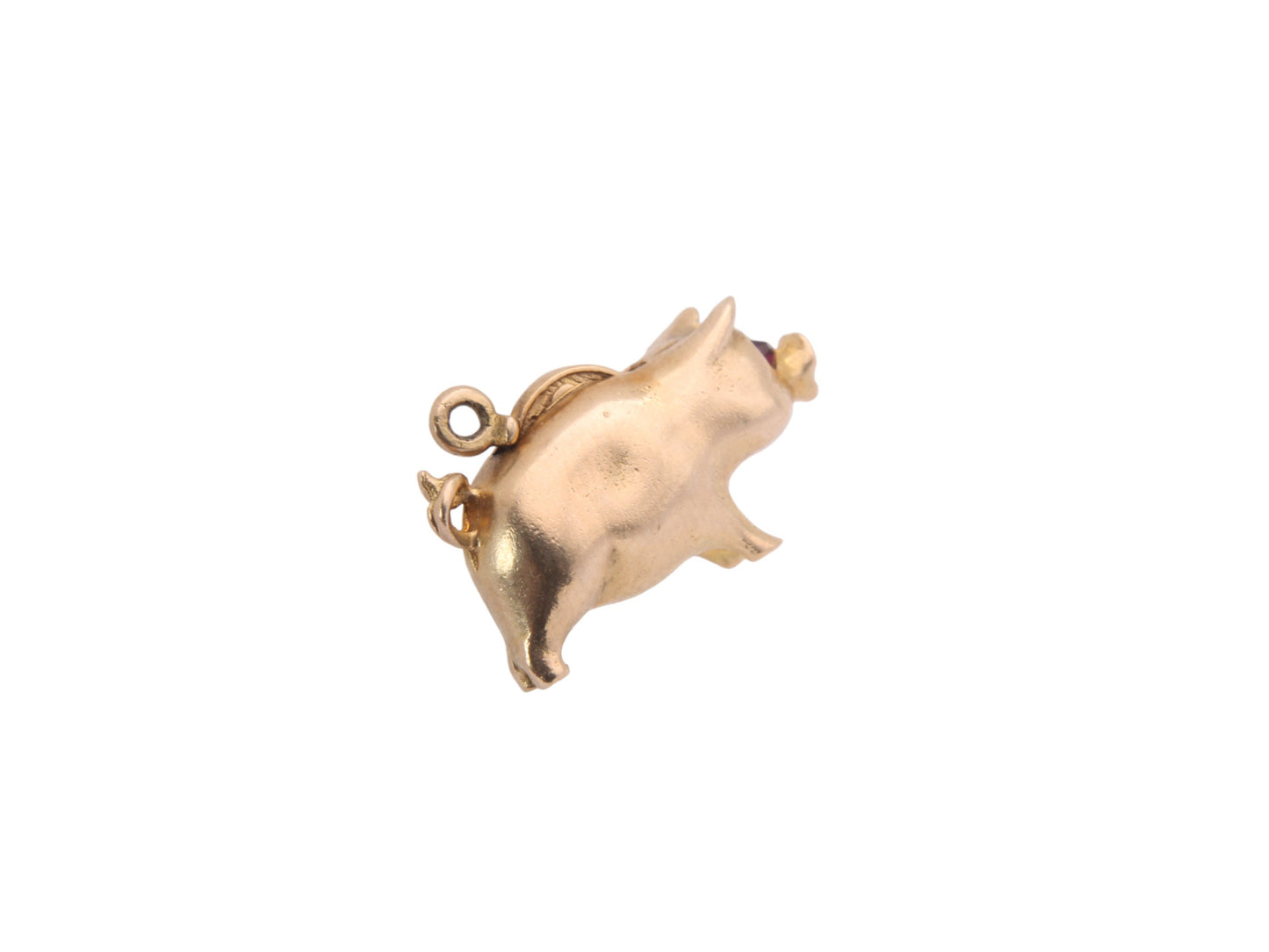 Vintage 9ct Gold Piggy Bank Charm, 4.4 grams