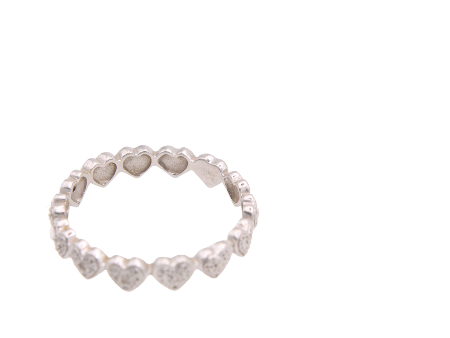 Vintage 9ct Gold Interlocking Heart Rings