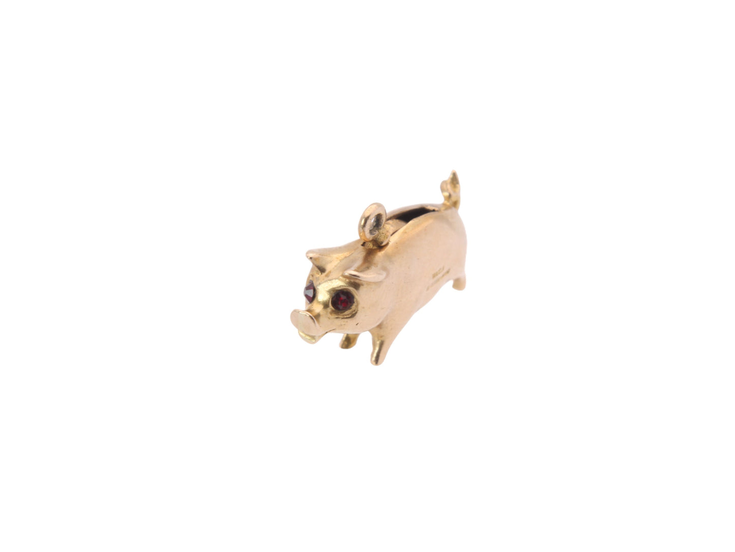 Vintage 9ct Gold Piggy Bank Charm, 4.4 grams