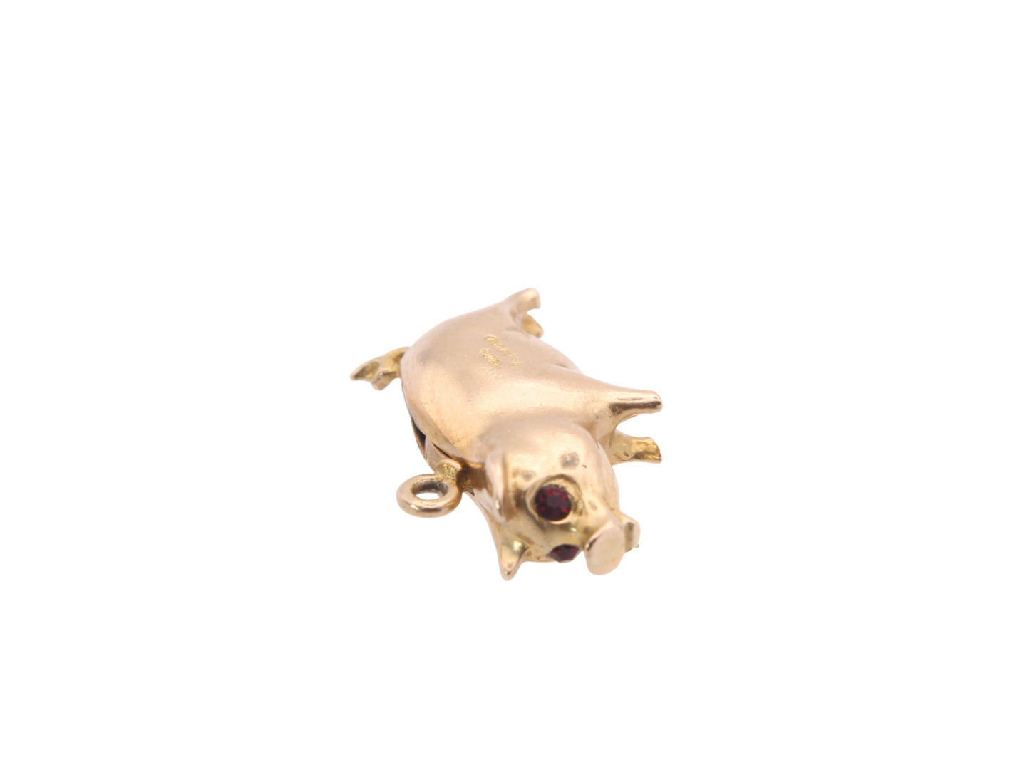 Vintage 9ct Gold Piggy Bank Charm, 4.4 grams