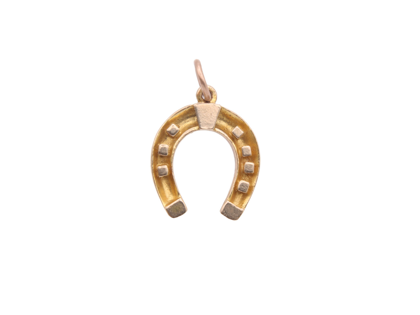Large-Vintage-9ct-Solid-Gold-Lucky-Horseshoe-Pendant-Charm