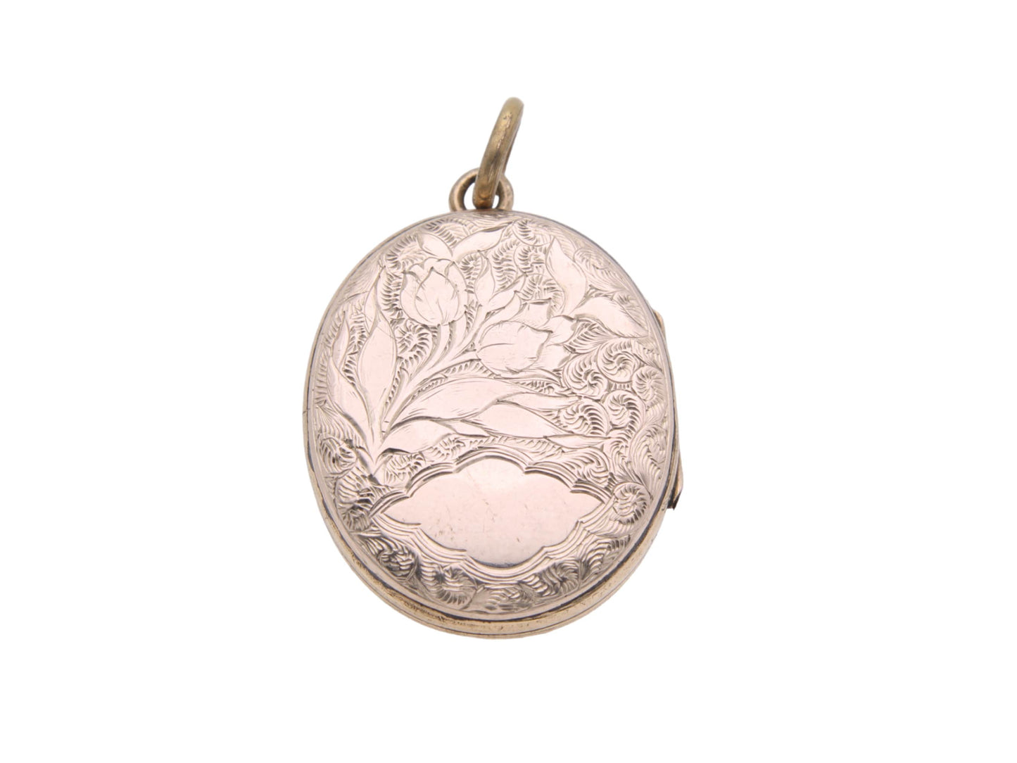 Antique 9ct Gold Back And Front Locket