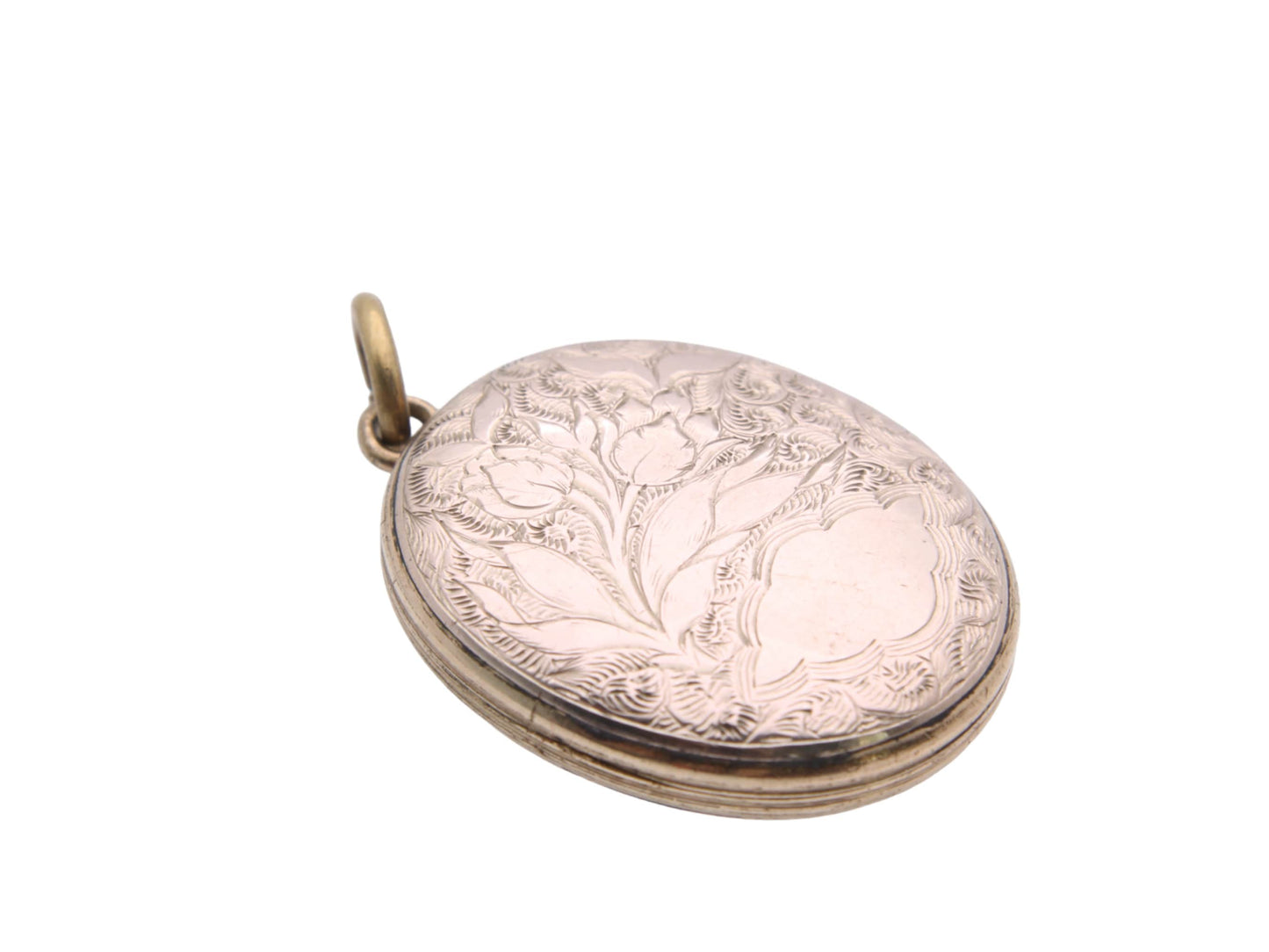 Antique 9ct Gold Back And Front Locket