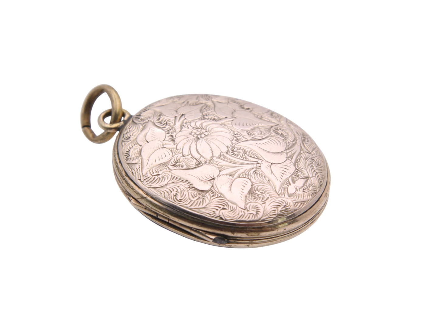 Antique 9ct Gold Back And Front Locket