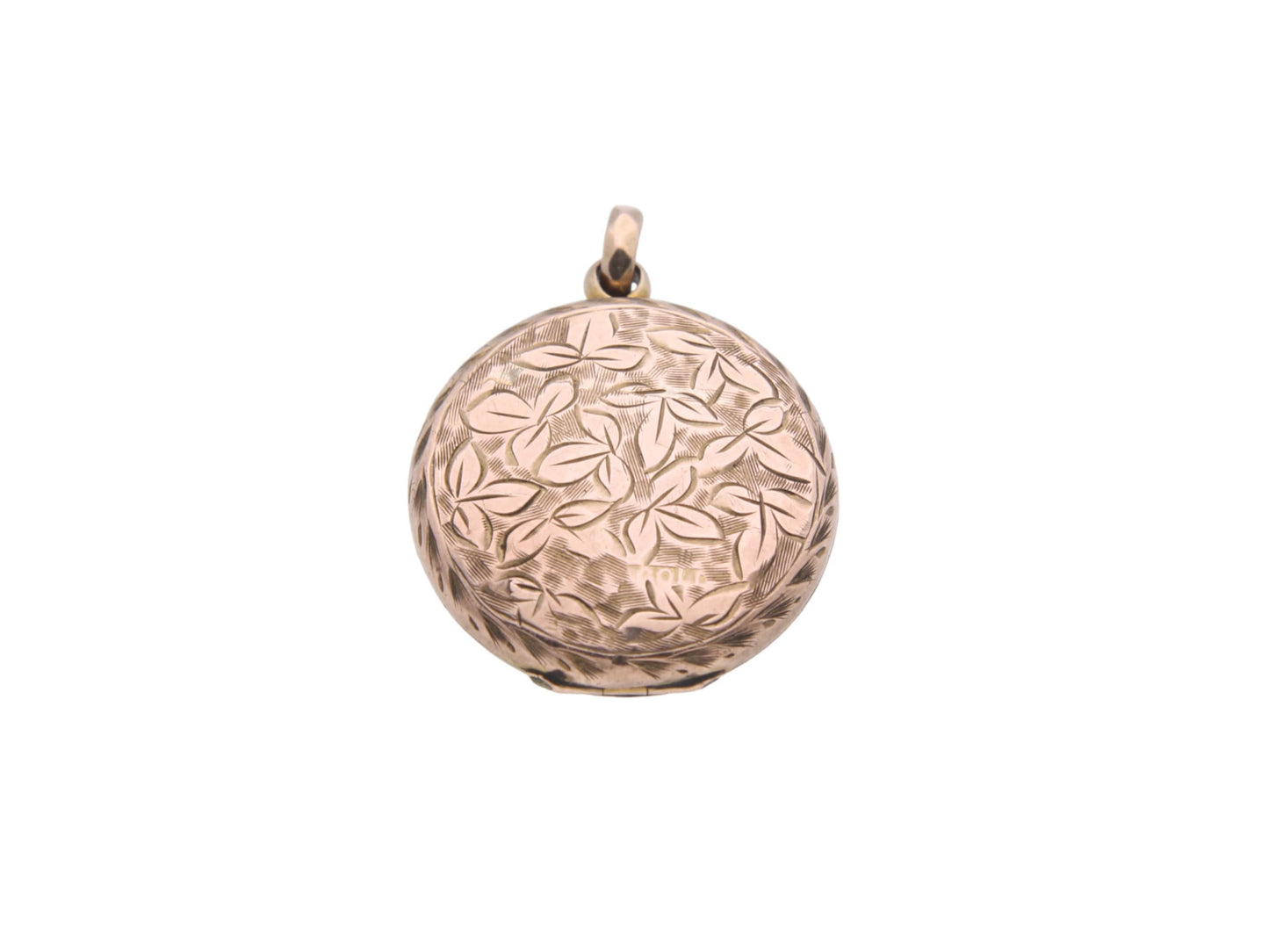 Antique 9ct Gold Back & Front Locket