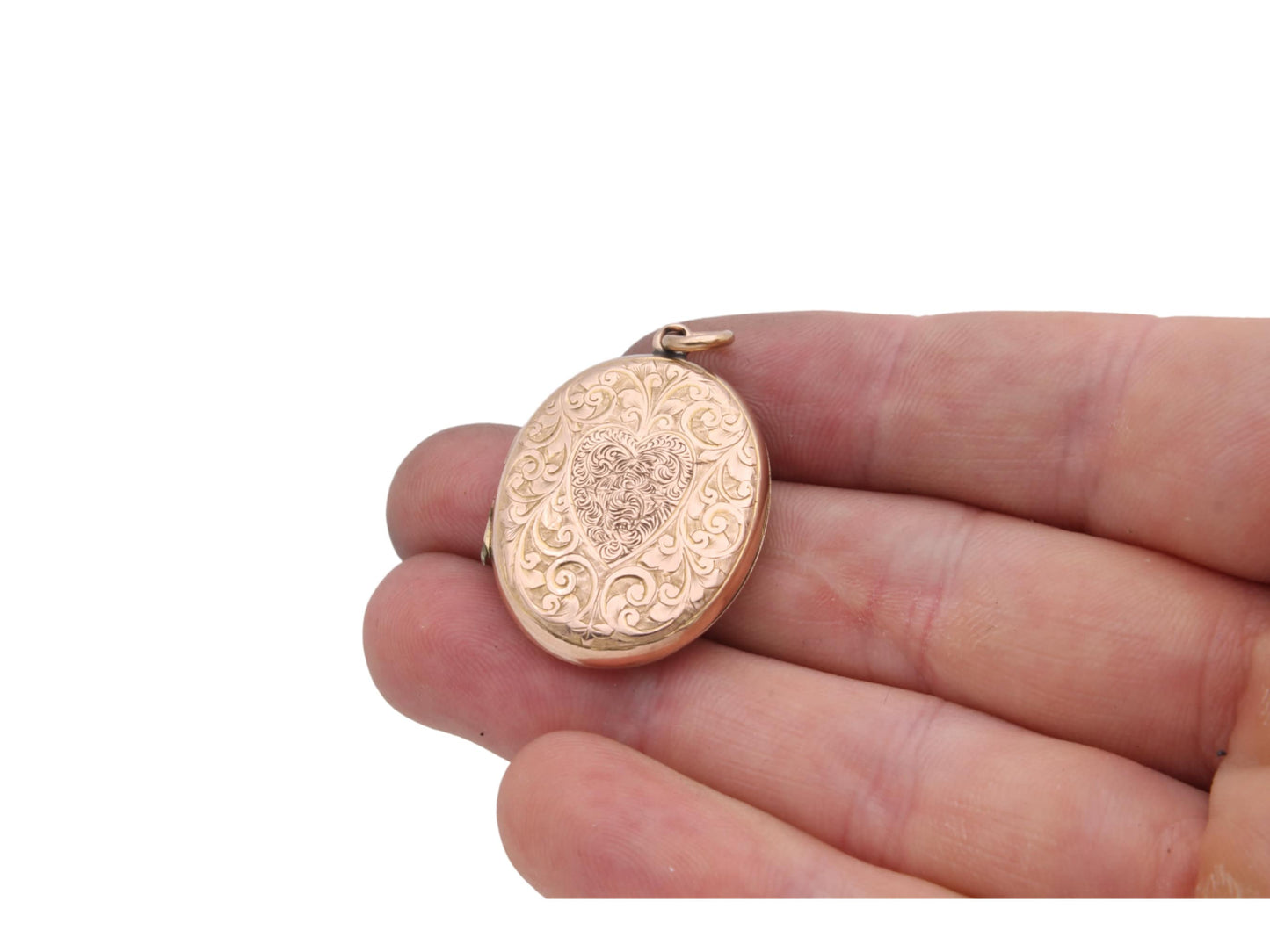 Antique Edwardian 9ct Gold Locket, 1906