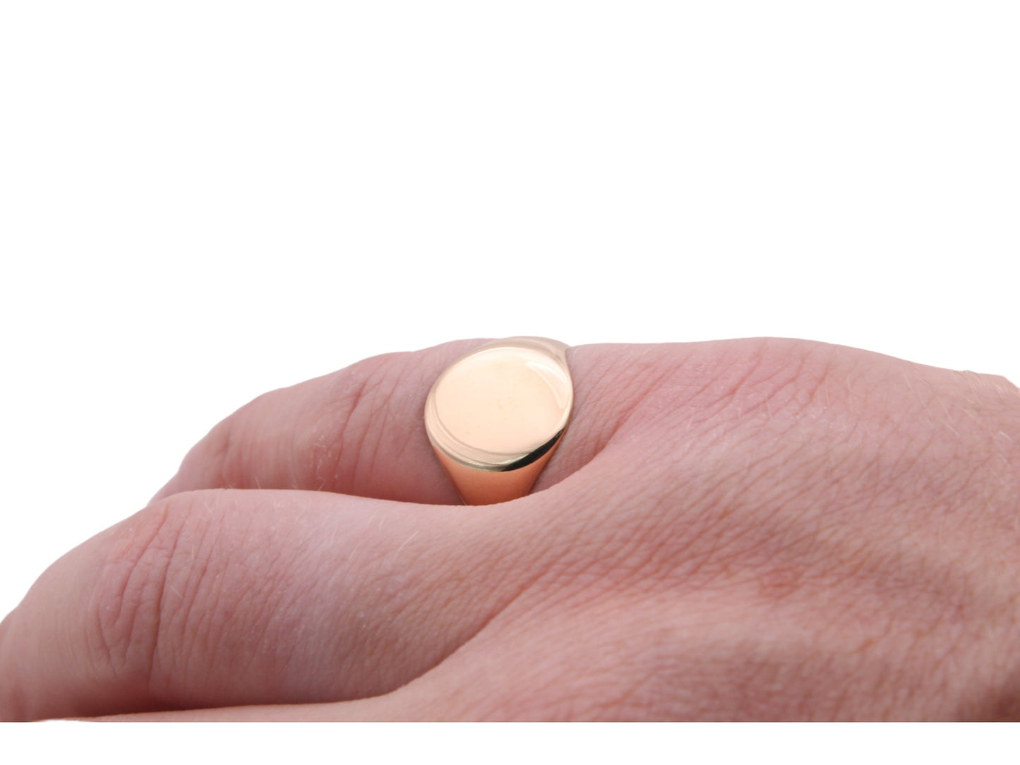 Antique-18ct-Rose-Gold-Signet-Ring,-1910