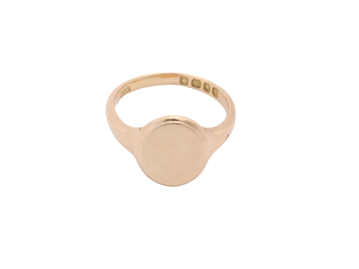 Antique Victorian 18ct Yellow Gold Signet Ring, 1895, 8.2g