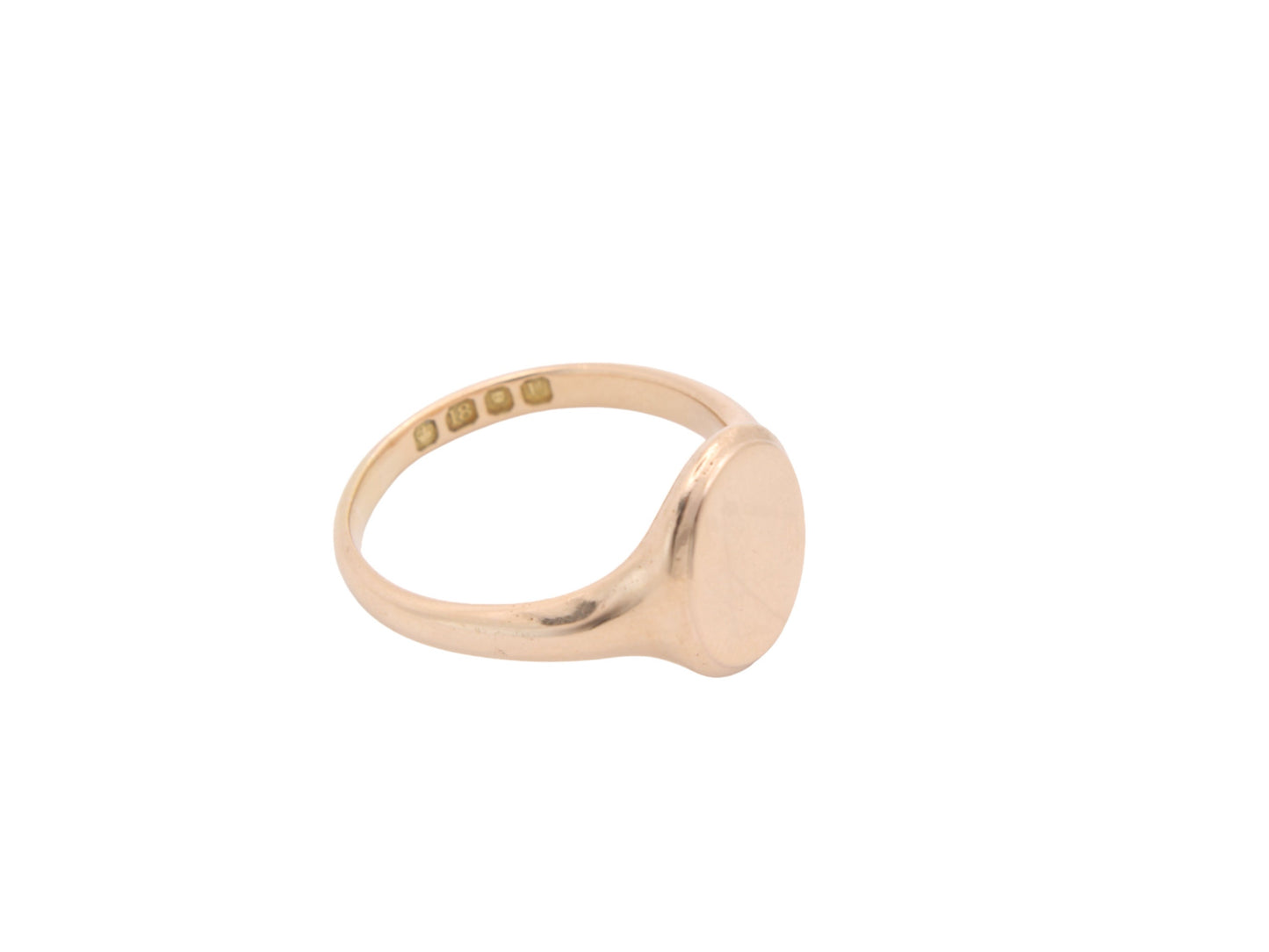 Antique Victorian 18ct Yellow Gold Signet Ring, 1895, 8.2g