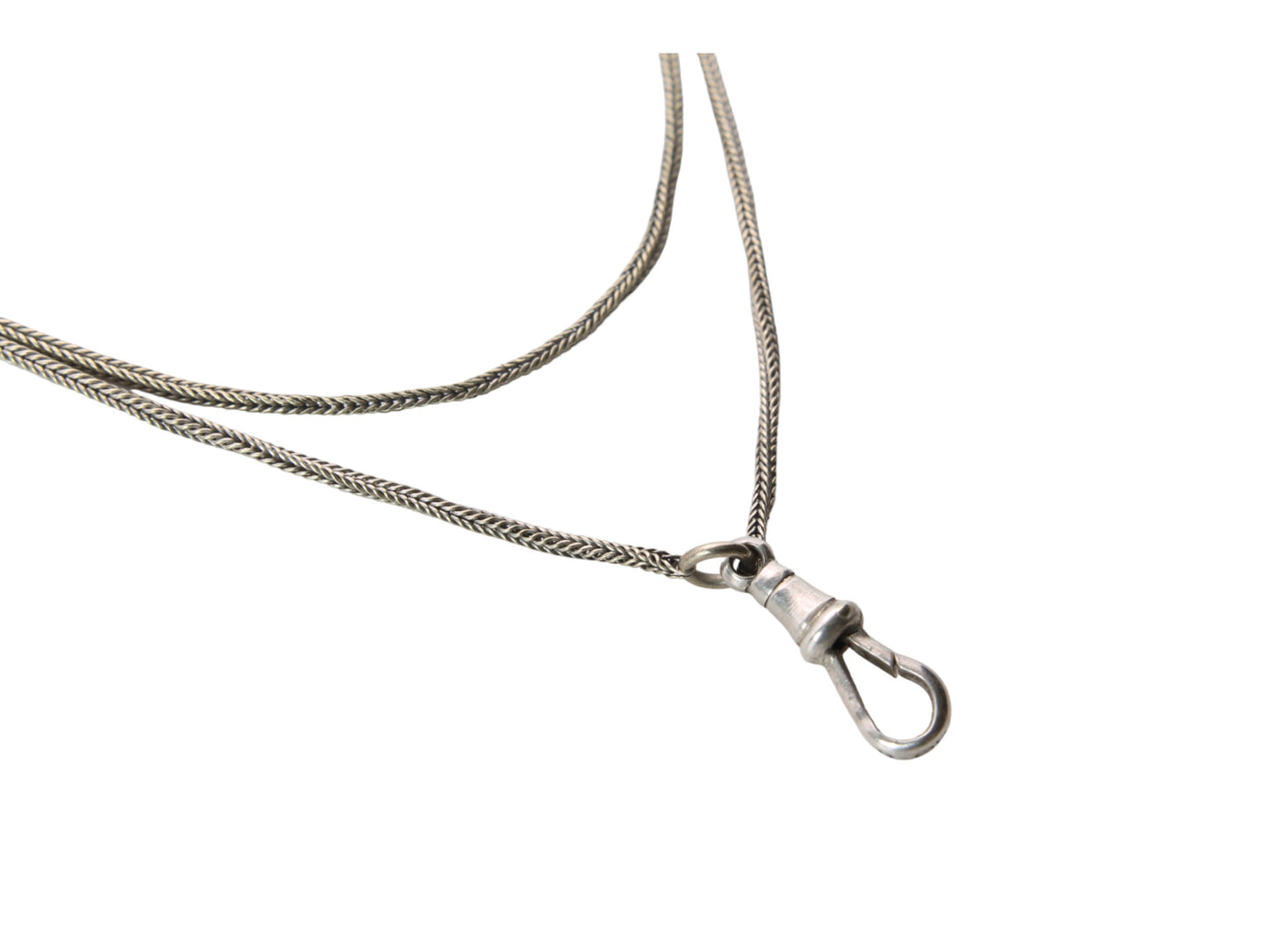 Antique Silver Foxtail Link Long Guard