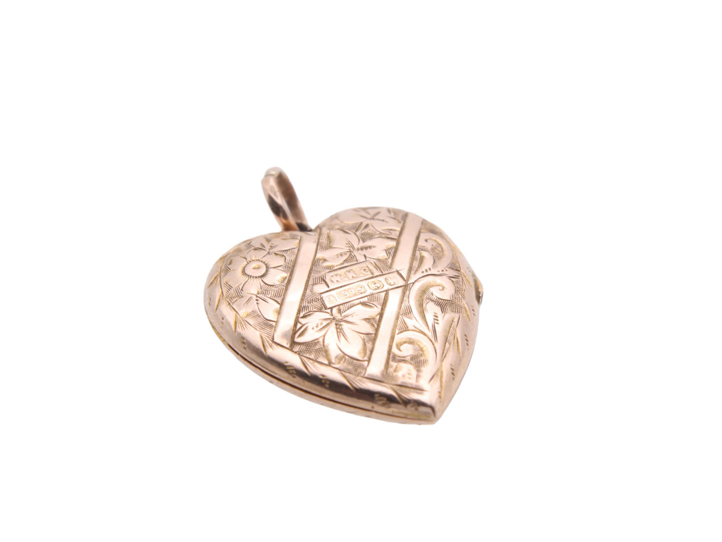 Antique 9ct Gold Heart Locket