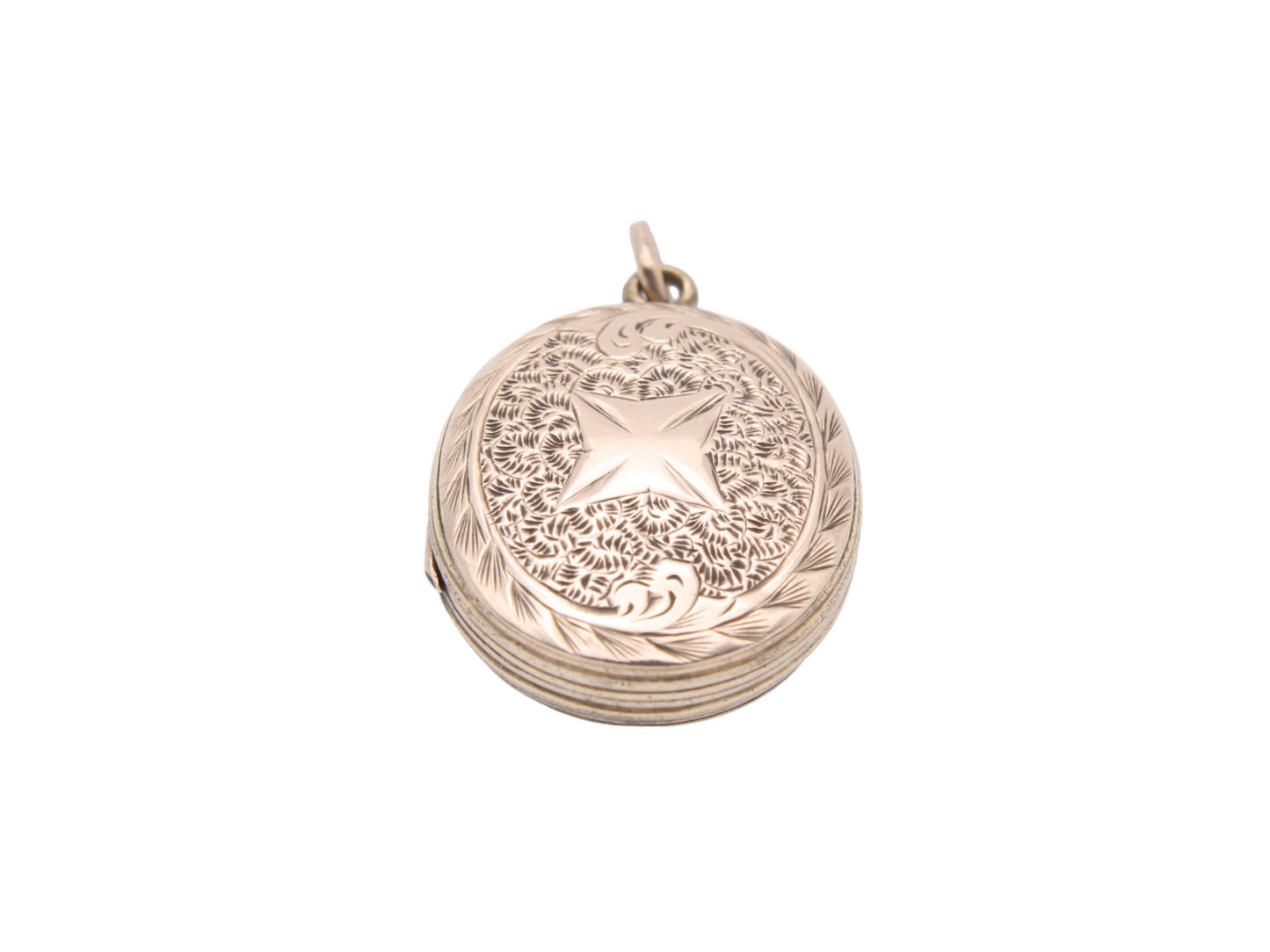 Antique Victorian 9ct Gold Oval Locket