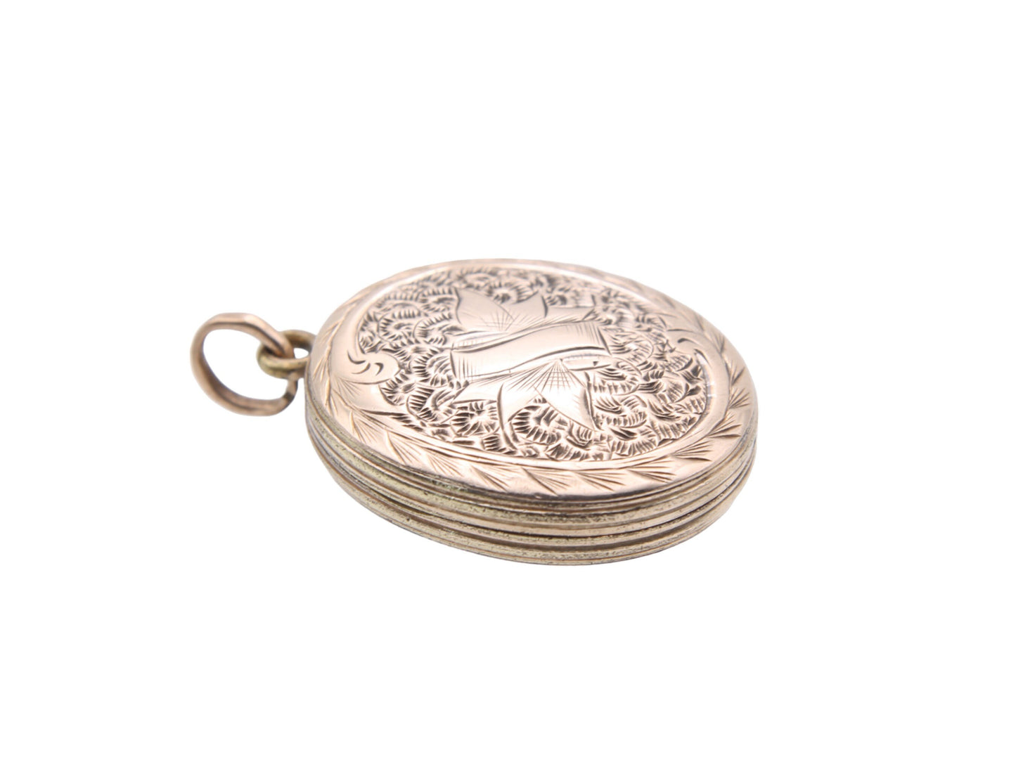 Antique Victorian 9ct Gold Oval Locket