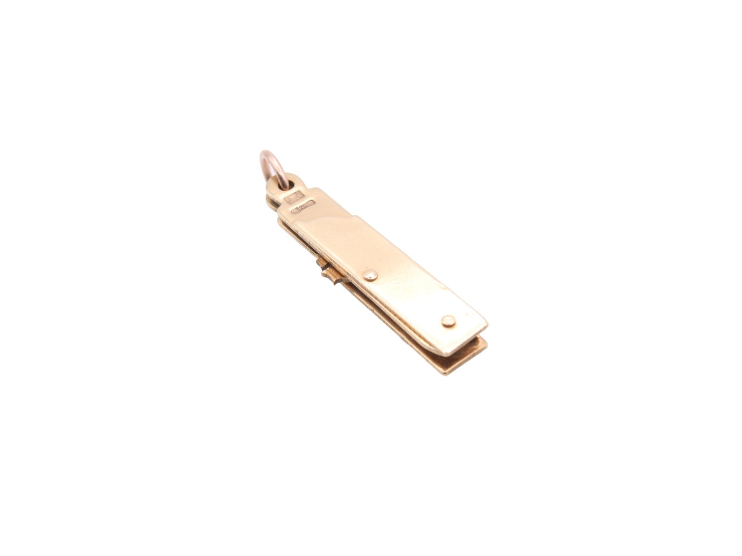 Vintage 9ct Gold Unfolding Masonic Pendant Charm