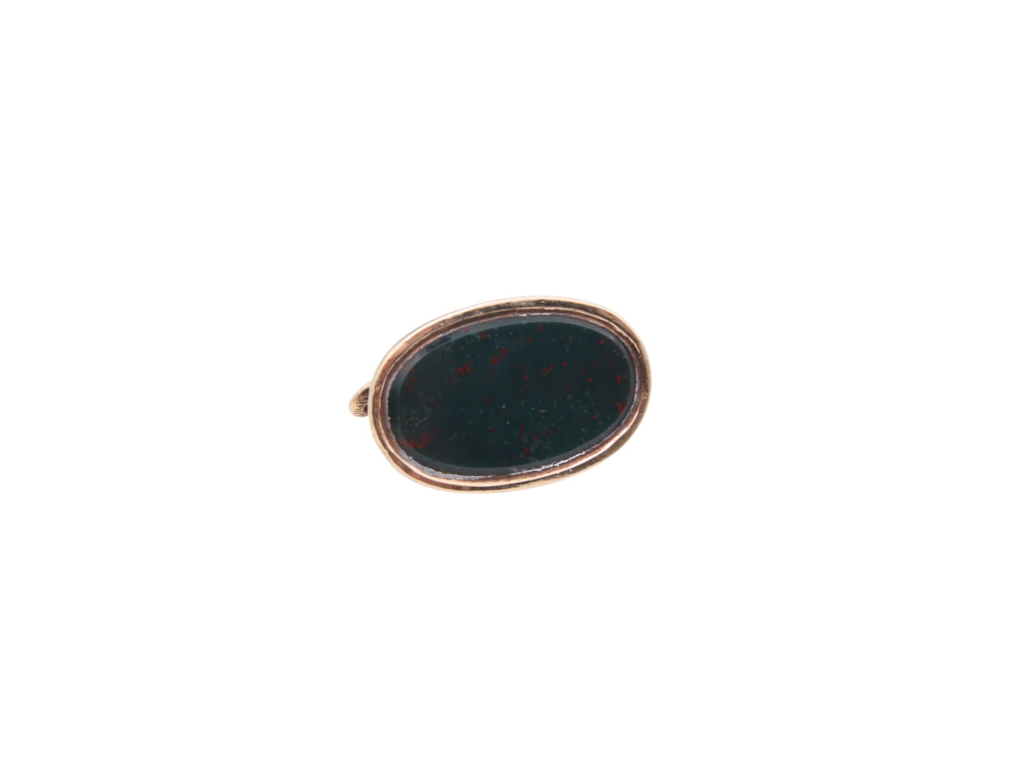 Antique 15ct Gold Lion Bloodstone Pendant