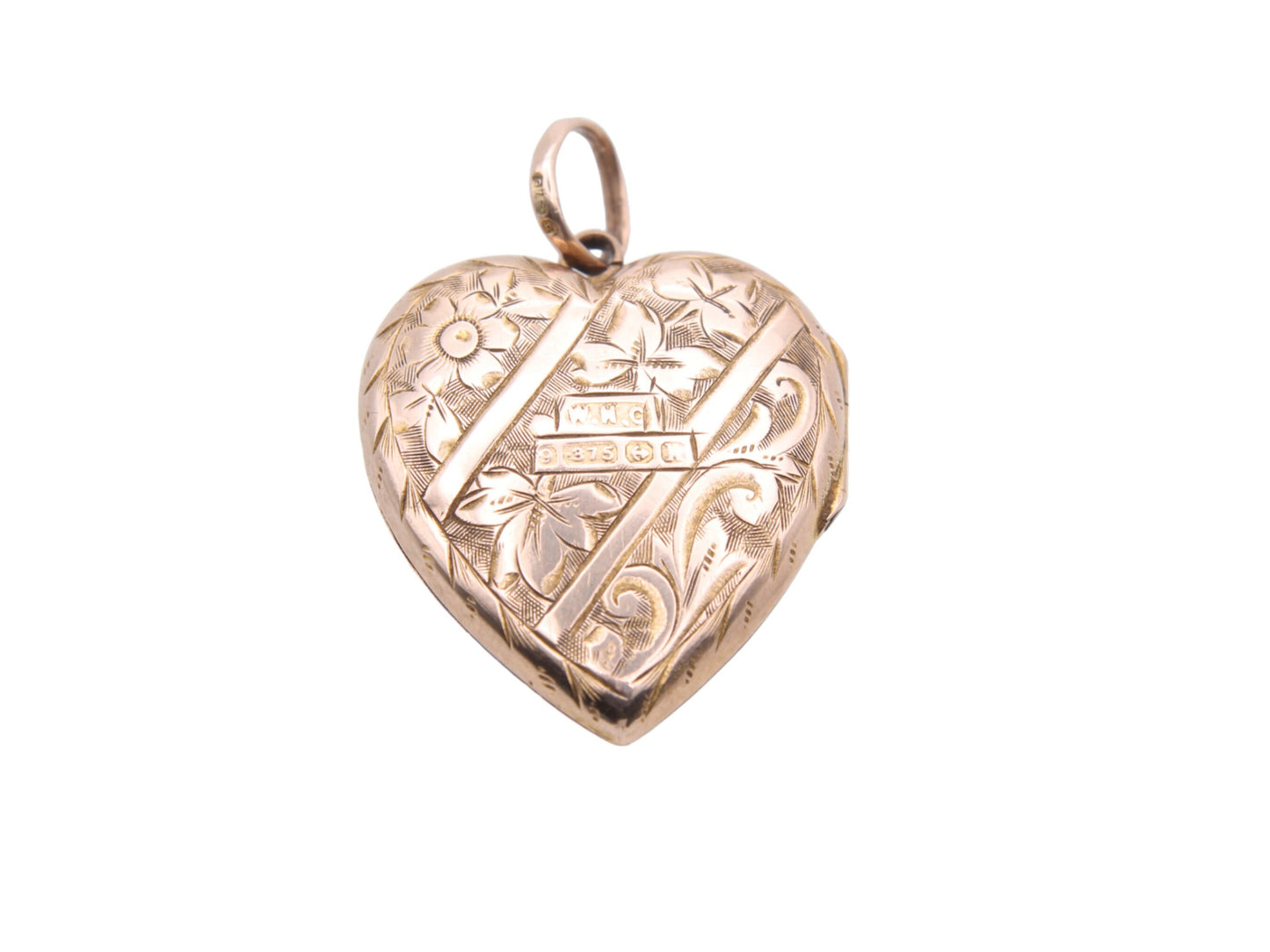 Antique 9ct Gold Heart Locket