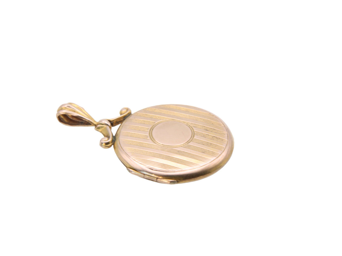 Antique Edwardian 9ct Gold Back & Front Locket