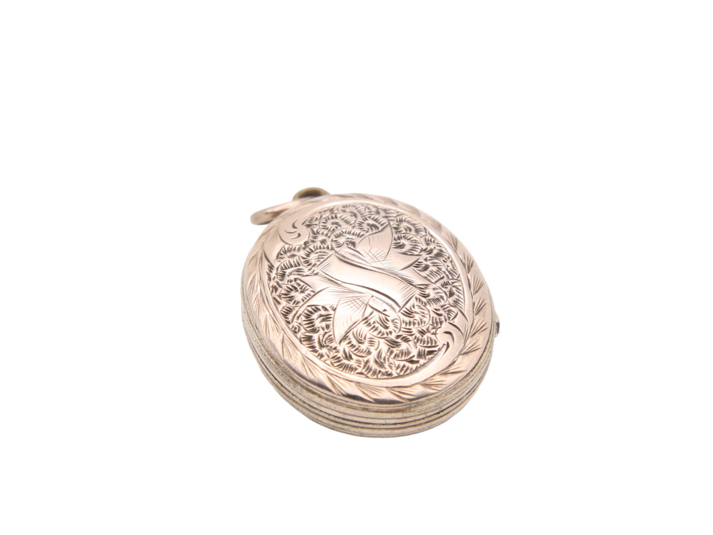 Antique Victorian 9ct Gold Oval Locket
