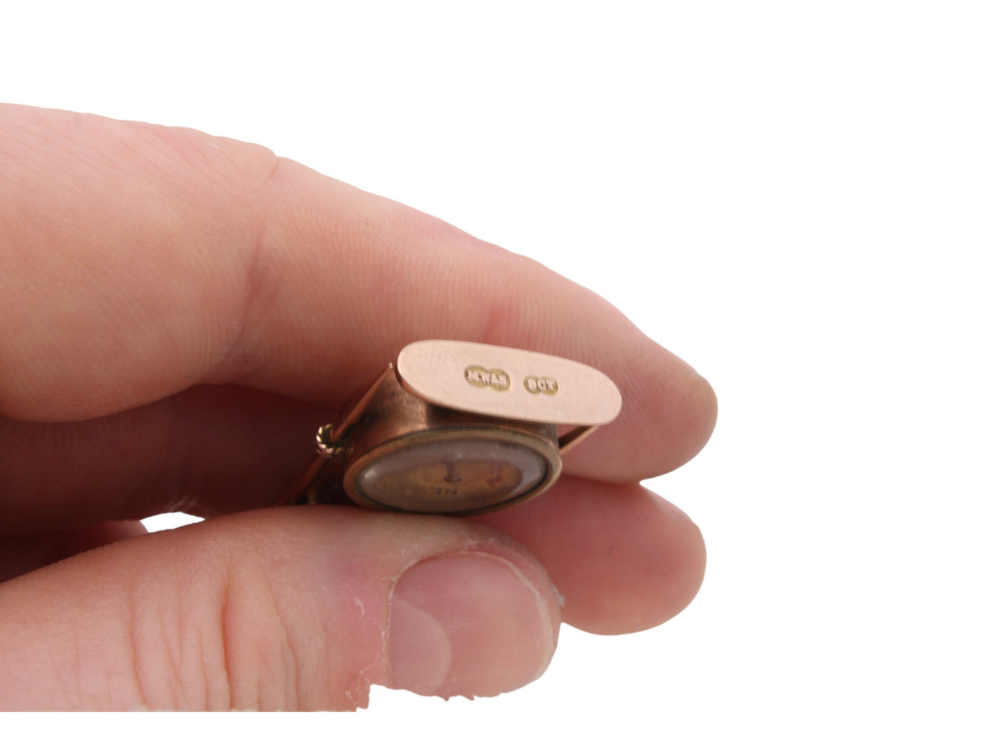 Antique-9ct-Gold-Lantern-Compass-Pendant-Fob