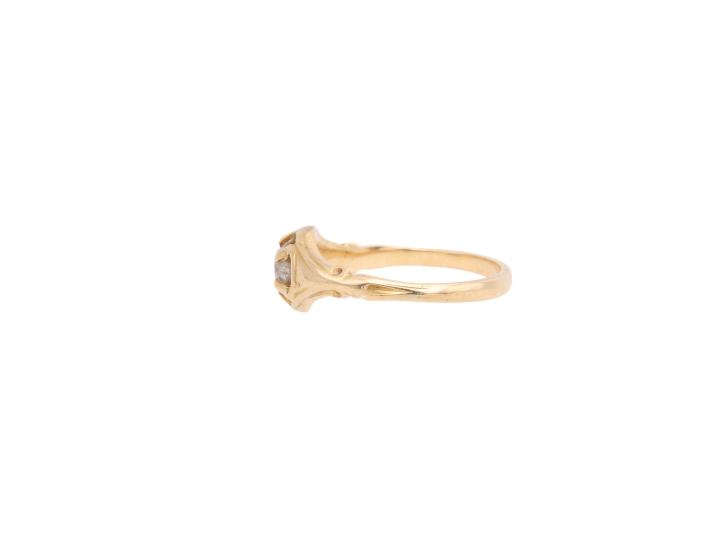 Antique 18ct Yellow Gold Diamond Ring .3ct