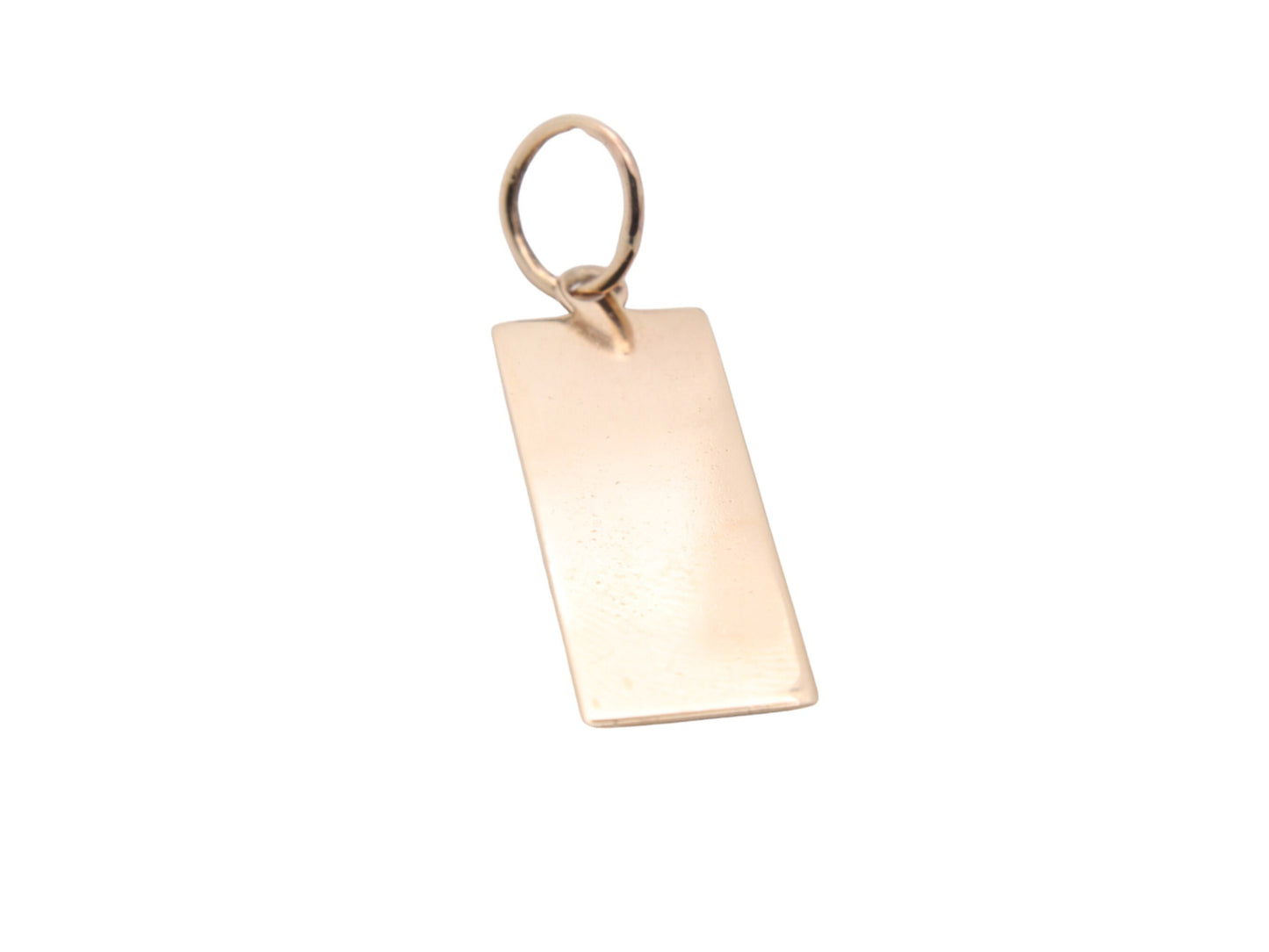 Vintage 9ct Gold Ingot Bar Pendant