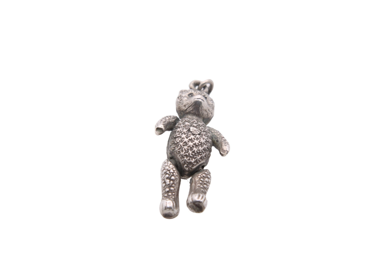 Antique-Sterling-Silver-Teddy-Bear-Pendant