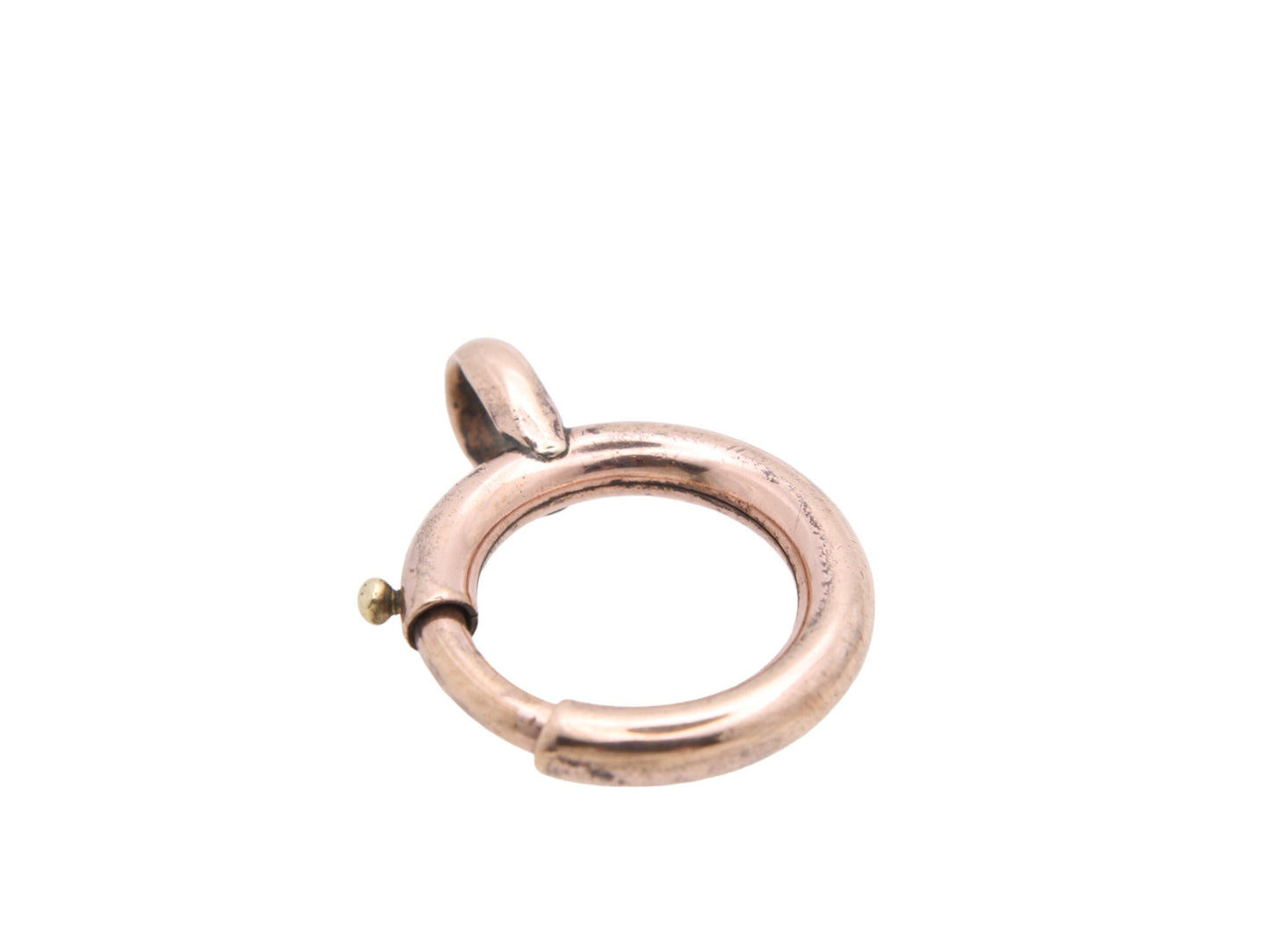 Antique-Large-Rolled-Gold-Bolt-Spring-Clasp-Ring
