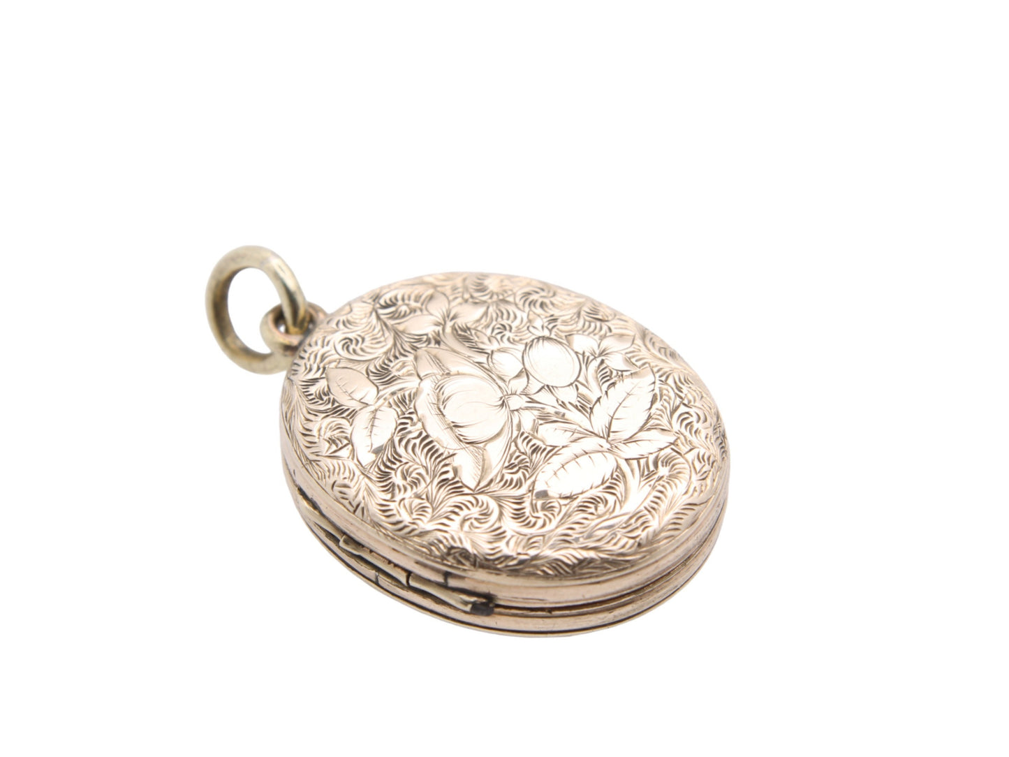 Antique 9ct Gold Tulip Locket