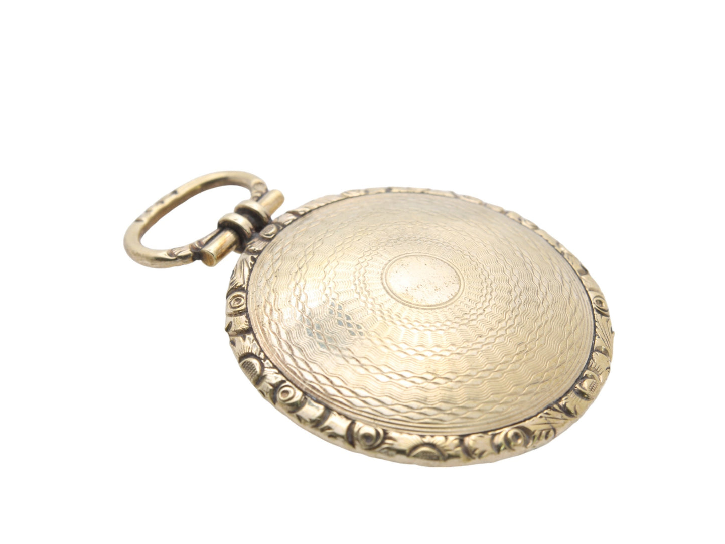 Antique 9ct Rolled Gold Open Face Locket Pendant