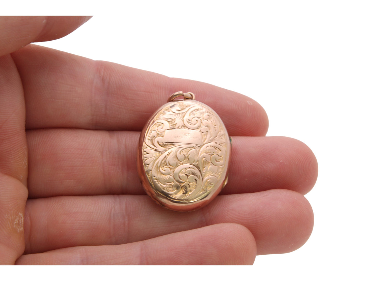 Antique 9ct Gold Oval Locket