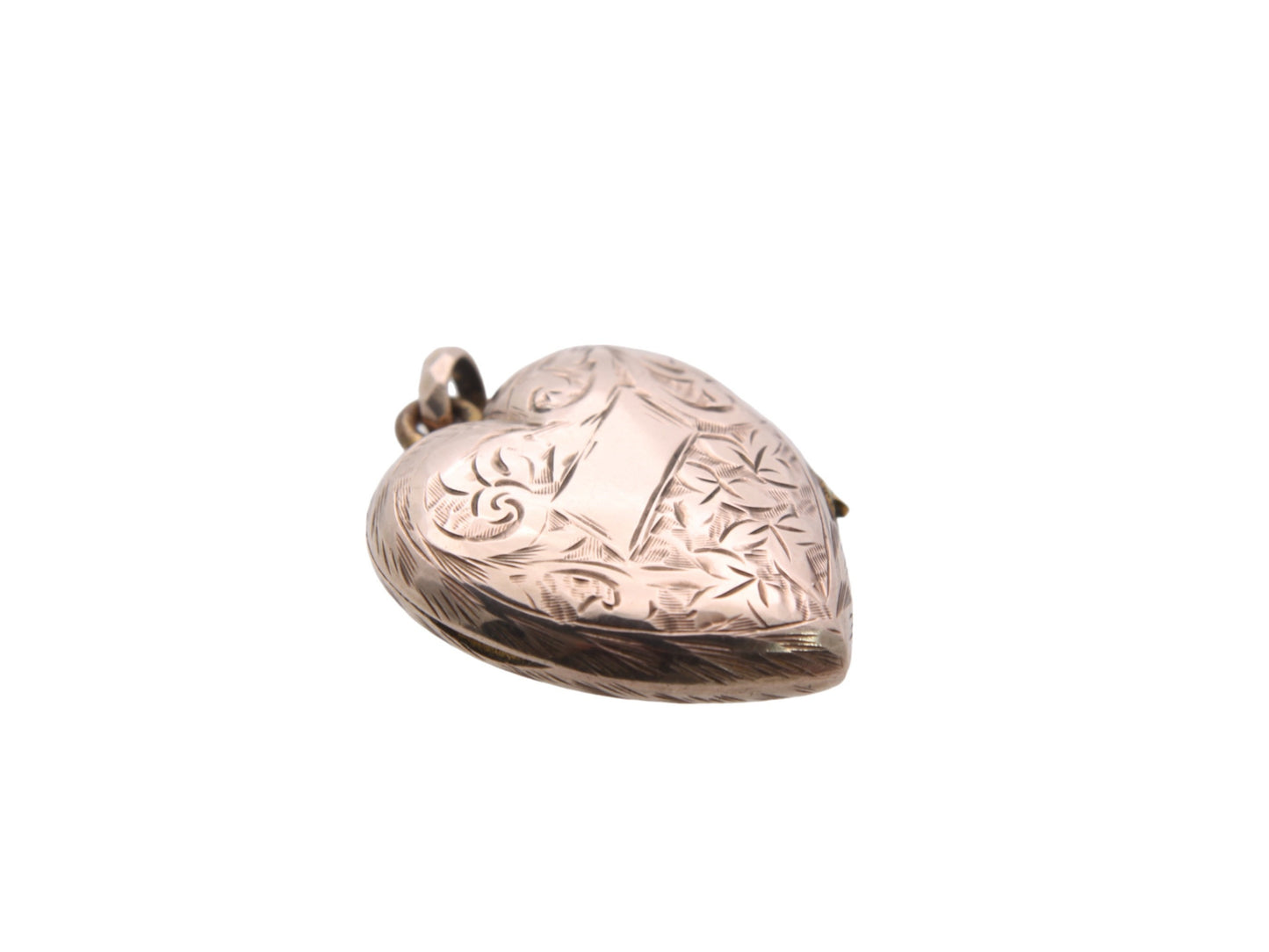 Antique 9ct Gold Decorative Heart Locket