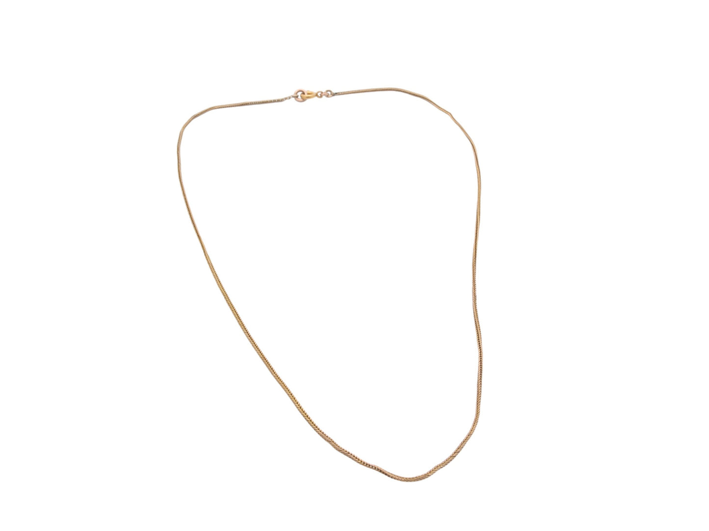 Antique 9ct Gold Foxtail Link Necklace