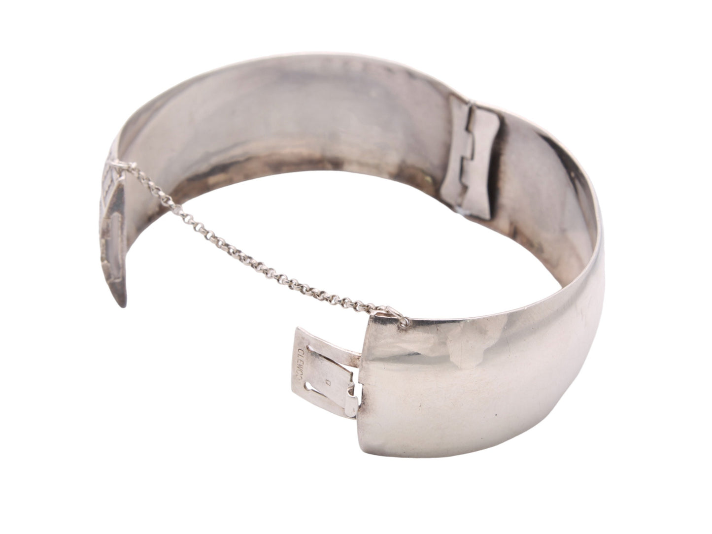 Antique Sterling Silver Decorative Bangle