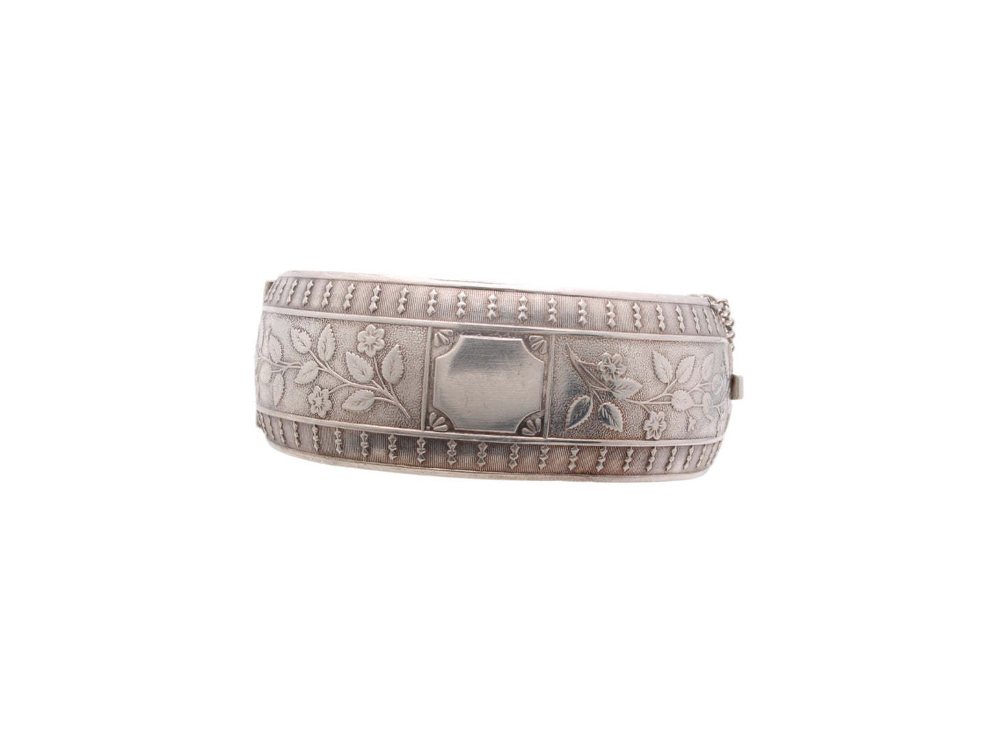 Antique Sterling Silver Decorative Bangle