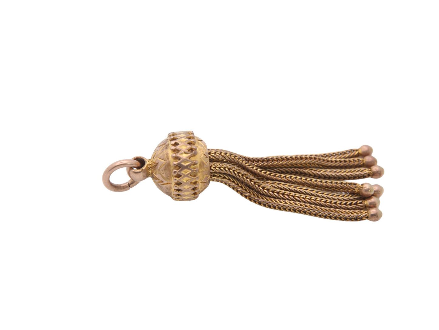 Antique 9ct Gold Tassel Pendant Charm