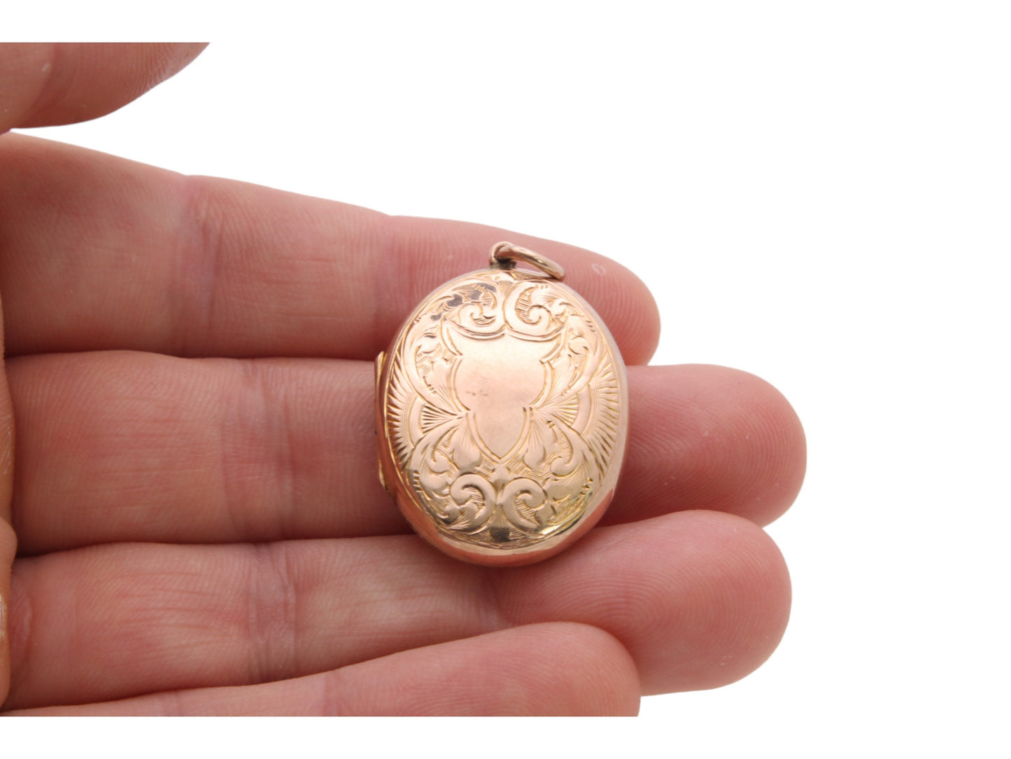 Antique 9ct Gold Oval Locket